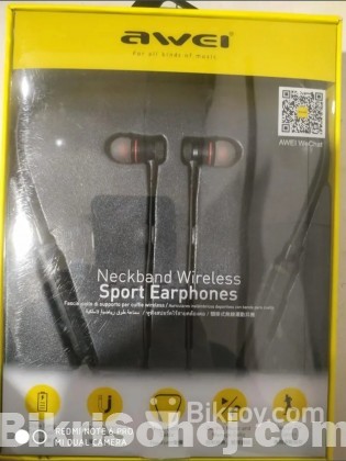 Brand new AWEI G10BL neckband Earphone